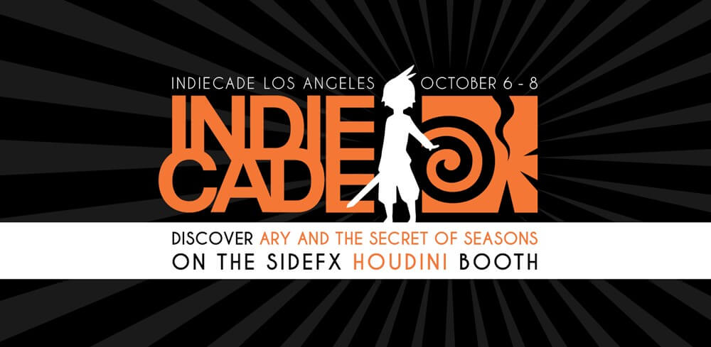 IndieCade: Ary at the Houdini Booth