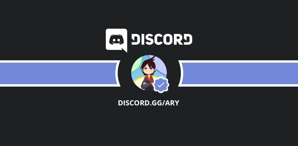 Our Discord server Ary is verified